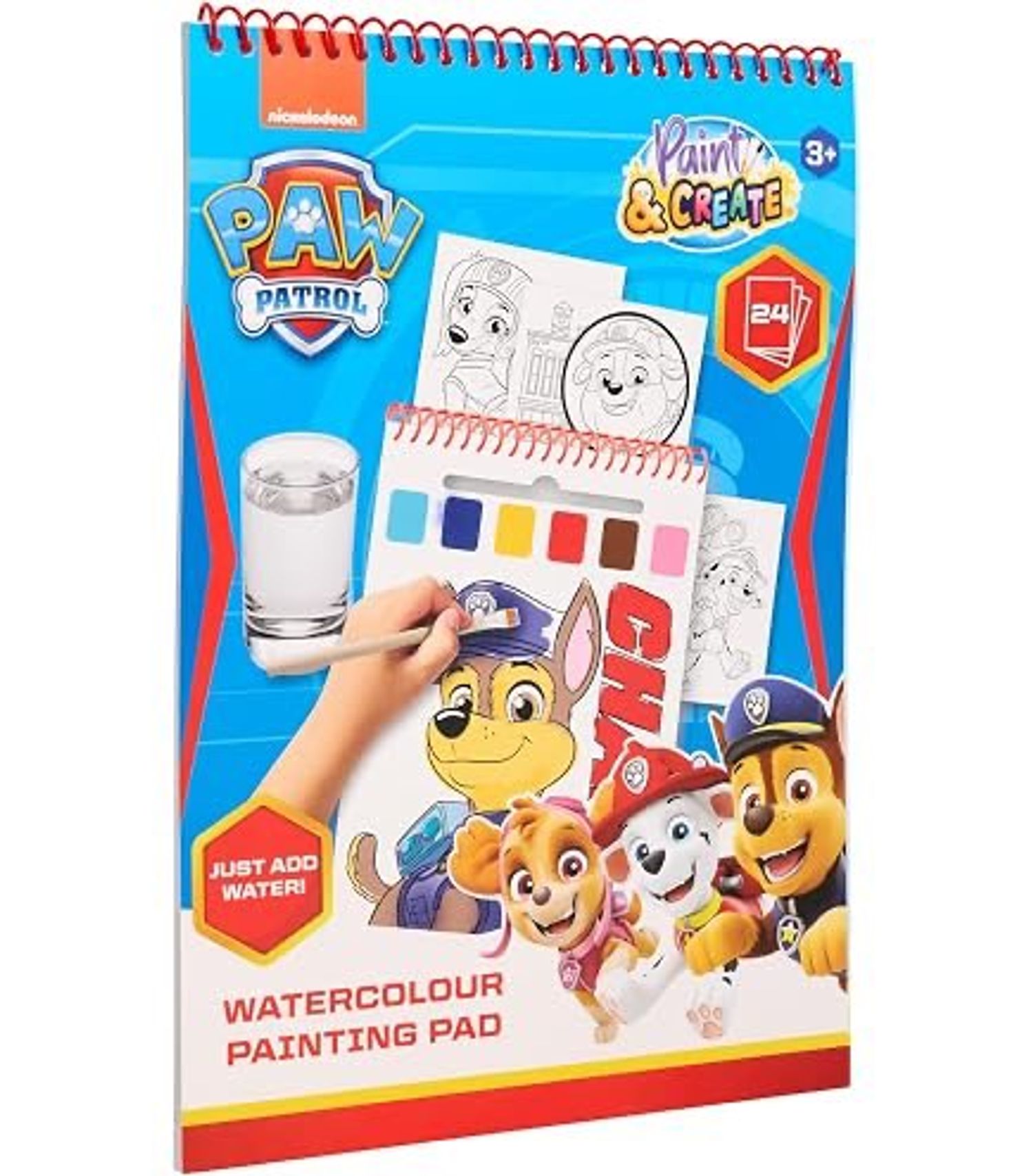 Disney Spidey and His Fantastic Friends – Colouring Book with Water – 24 Aquarello Designs – Brush Included – Just Add Water -Copy -Copy