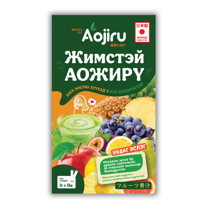 Жимстэй Аожирү (3гр х 12ш)