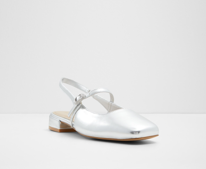 HUGUETTE-40-silver-Ladies Cas Shoes
