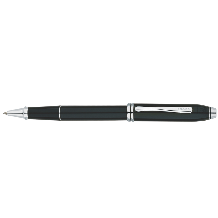 Cross Townsend® Black Lacquer with Polished Chrome Appointments Rollerball Pen