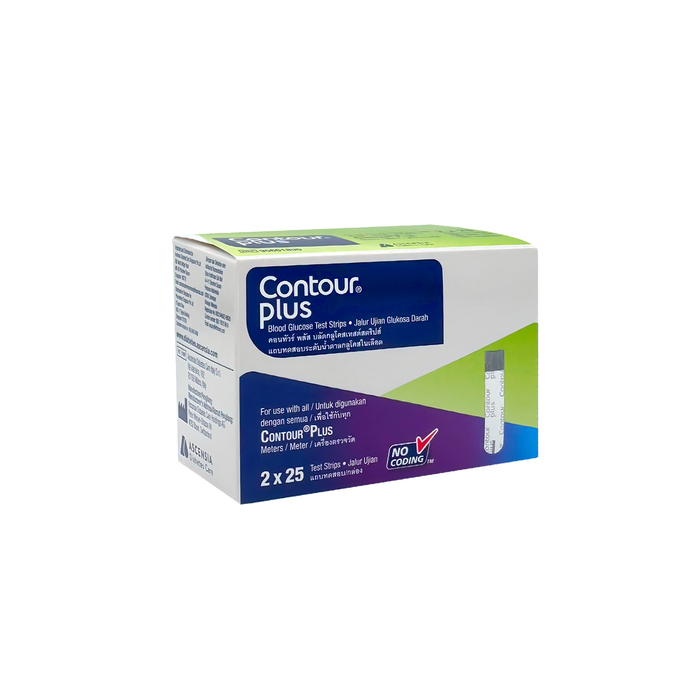 CONTOUR®PLUS сахарын тестийн тууз 50 ширхэг