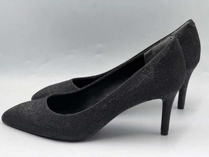 Rockport shiny black heel