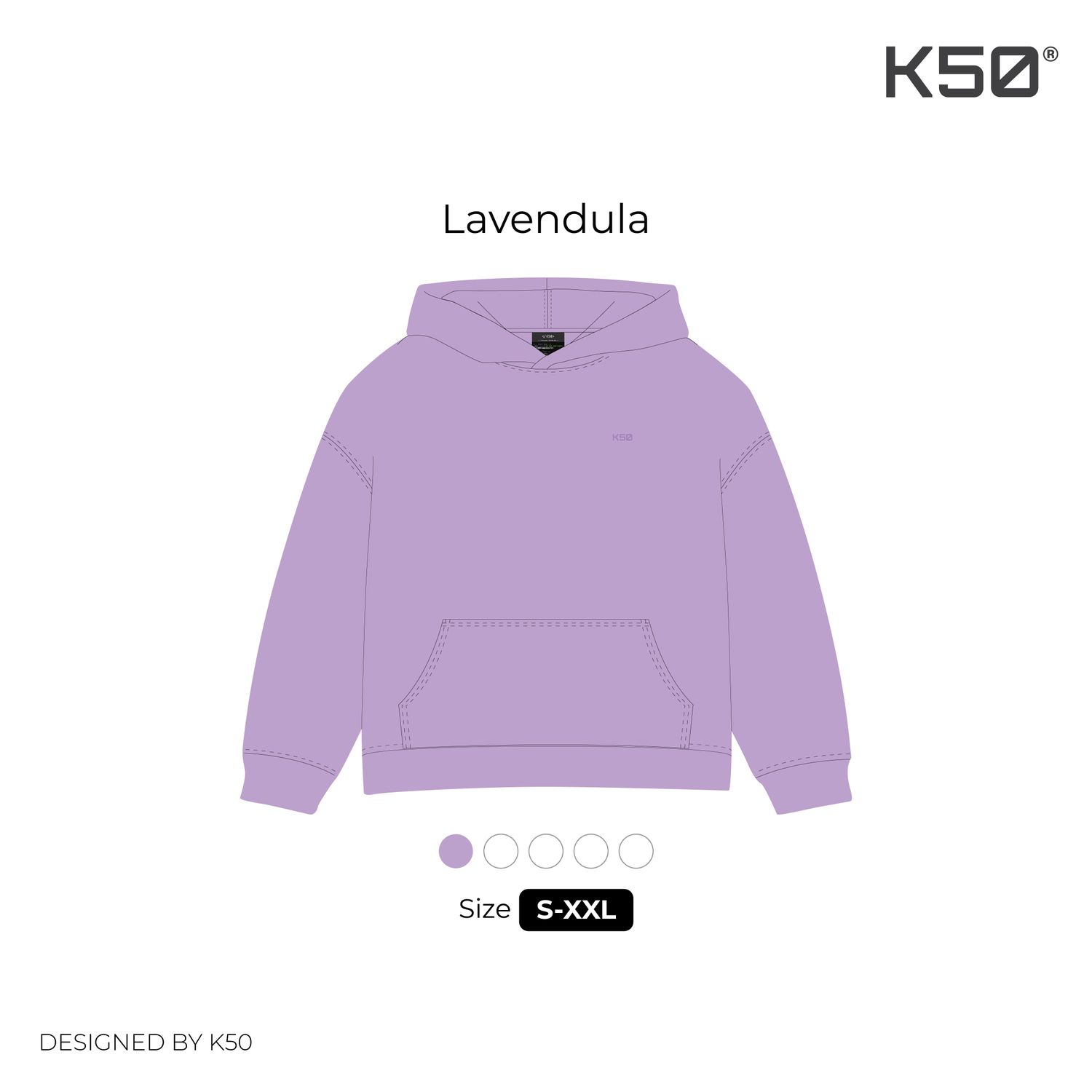 Small Logo Hoodie - Lavendula