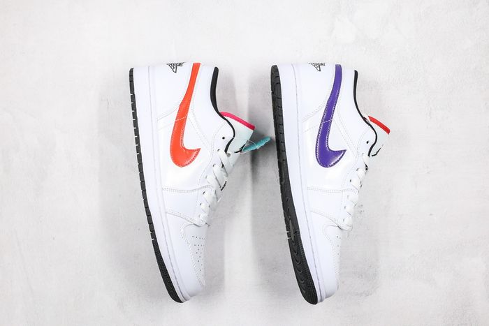 Jordan 1 Low White Multi-Color