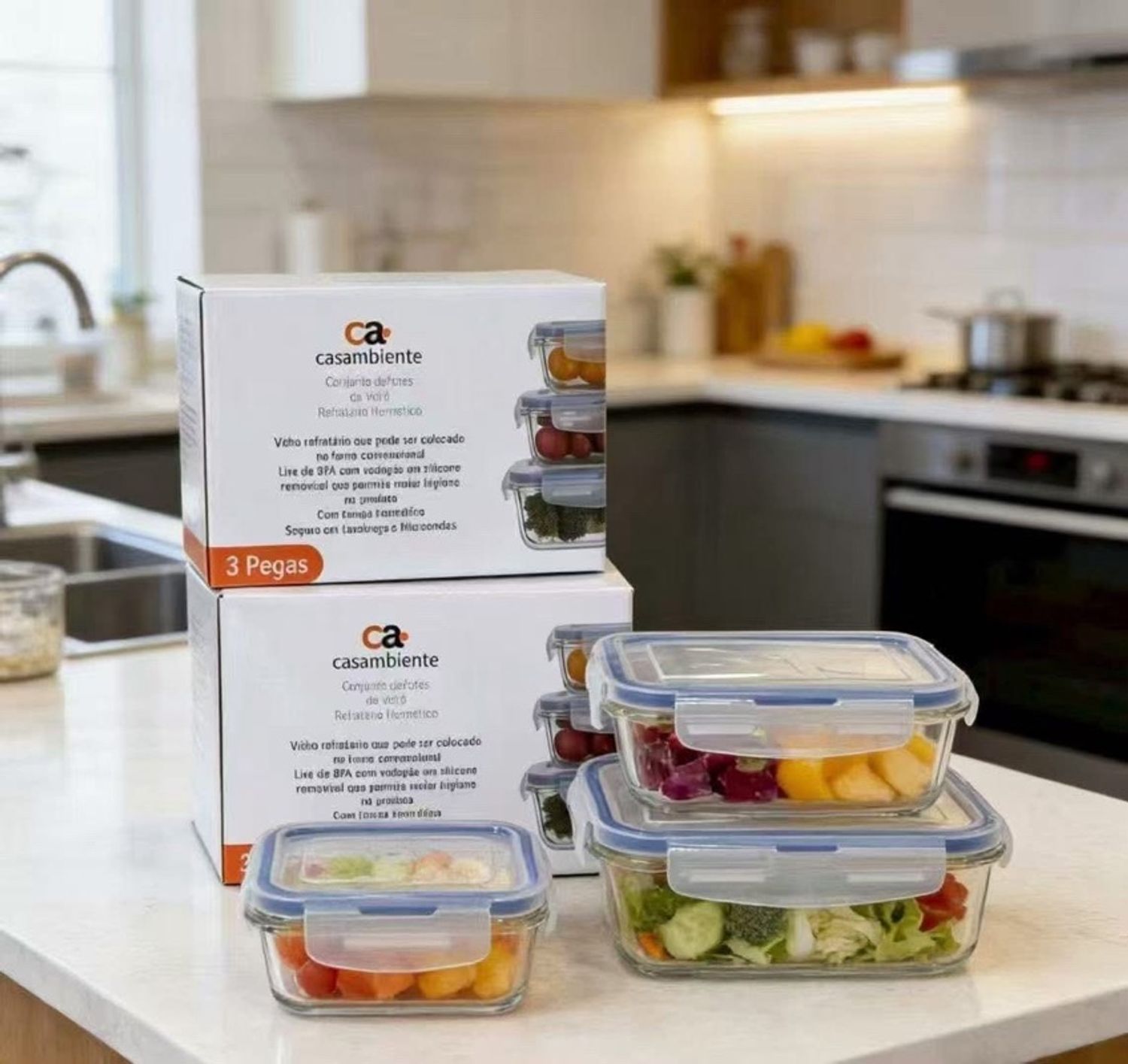 Хоолны шилэн сав 3ш