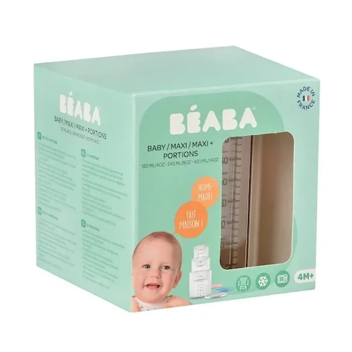 Béaba Baby/Maxi/Maxi+ Portions тритан сет 120,240,420мл