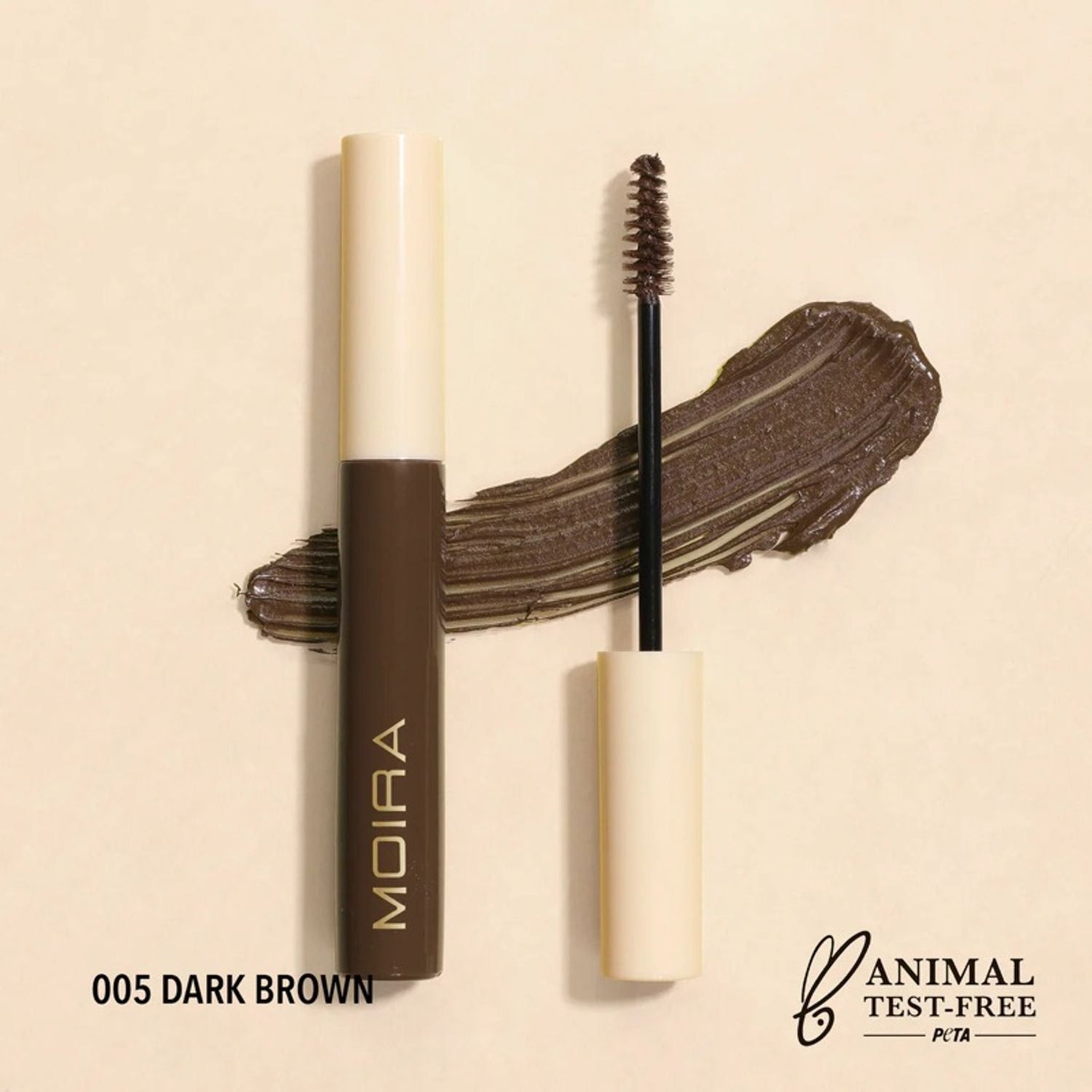 Moira brow defying mascara /005/ dark brown