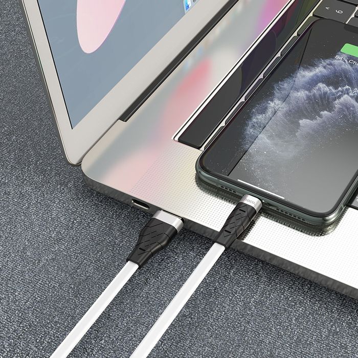 X53 Angel Цэнэглэгч Силикон Дата Кабель - iPhone