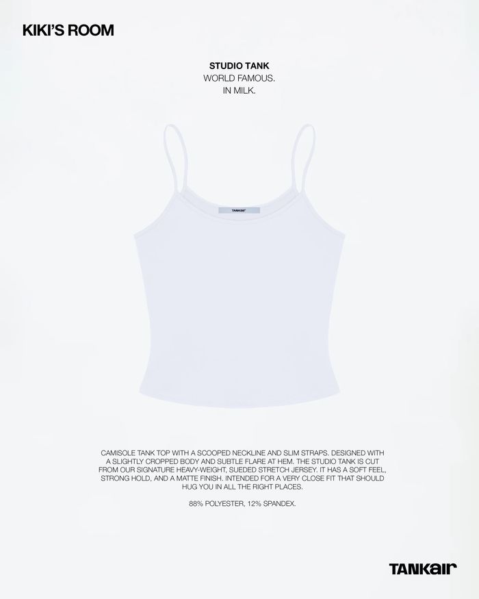 STUDIO TANK IN MILK