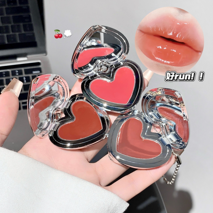 💖 Heart Shape Lip Gloss – Чийгшүүлэгч уруулын гялбаа