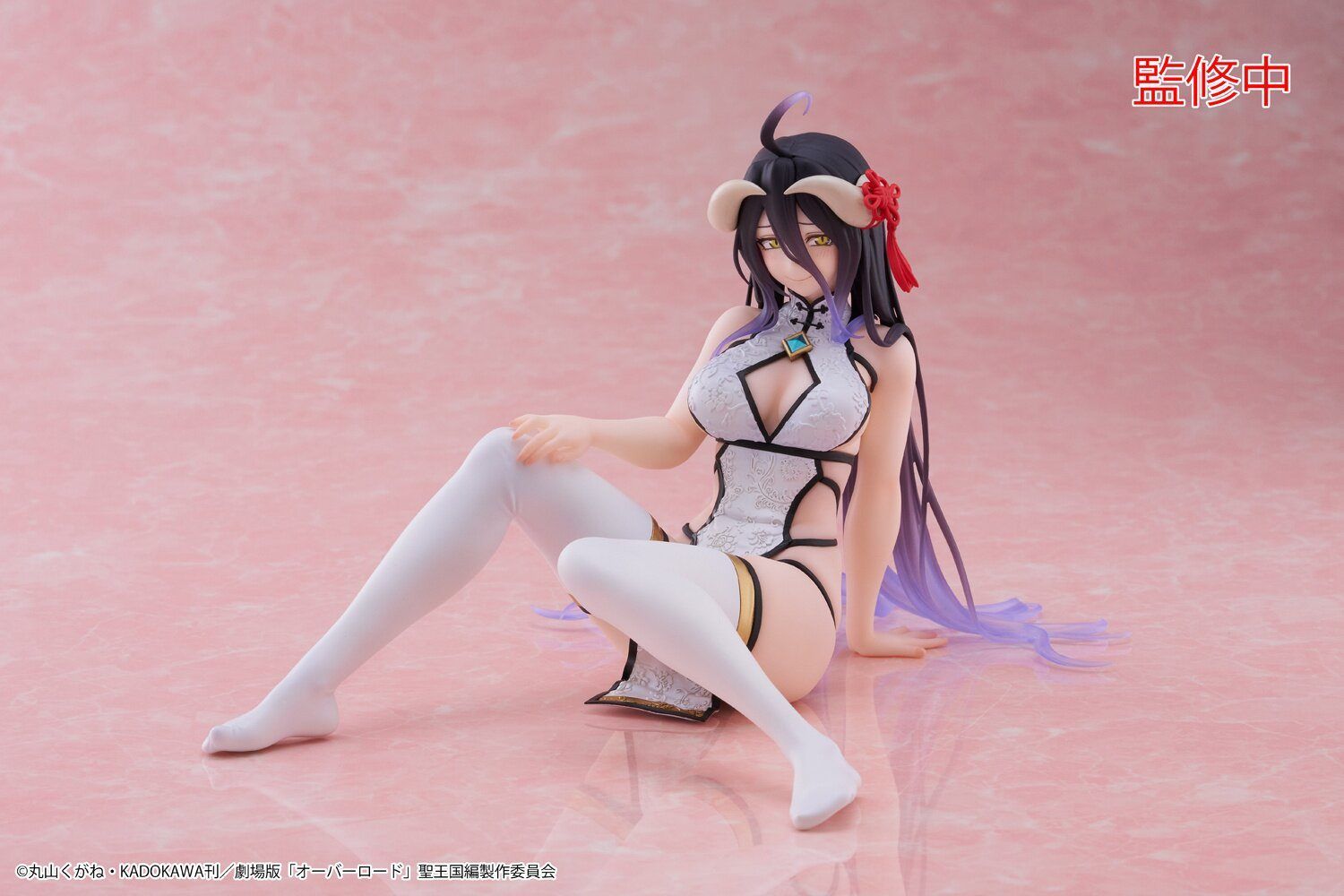Desktop Cute Figure Overlord Albedo: Chinese Dress Ver.