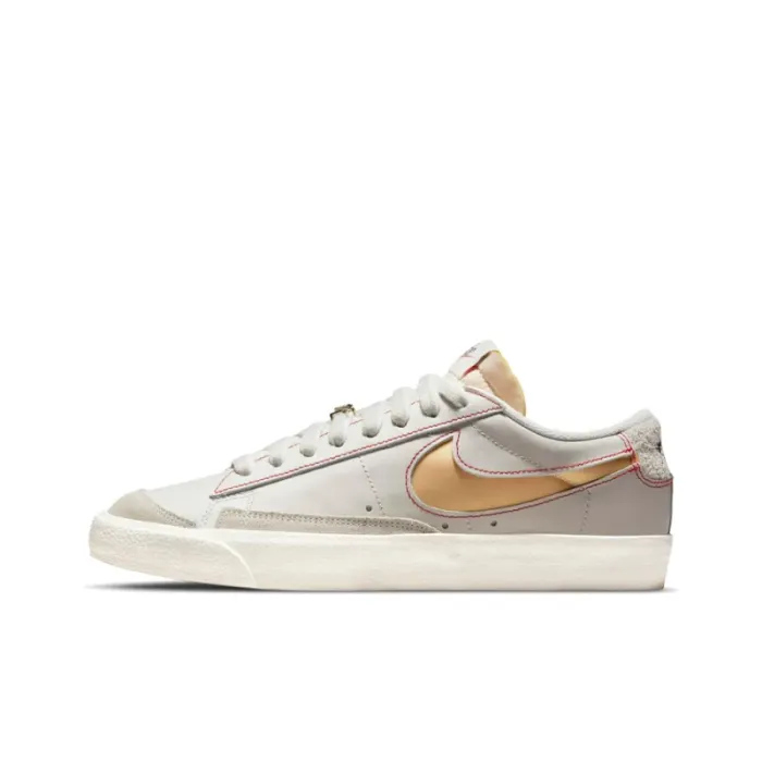 Nike Blazer Low 77 Light Bone Removable Swoosh