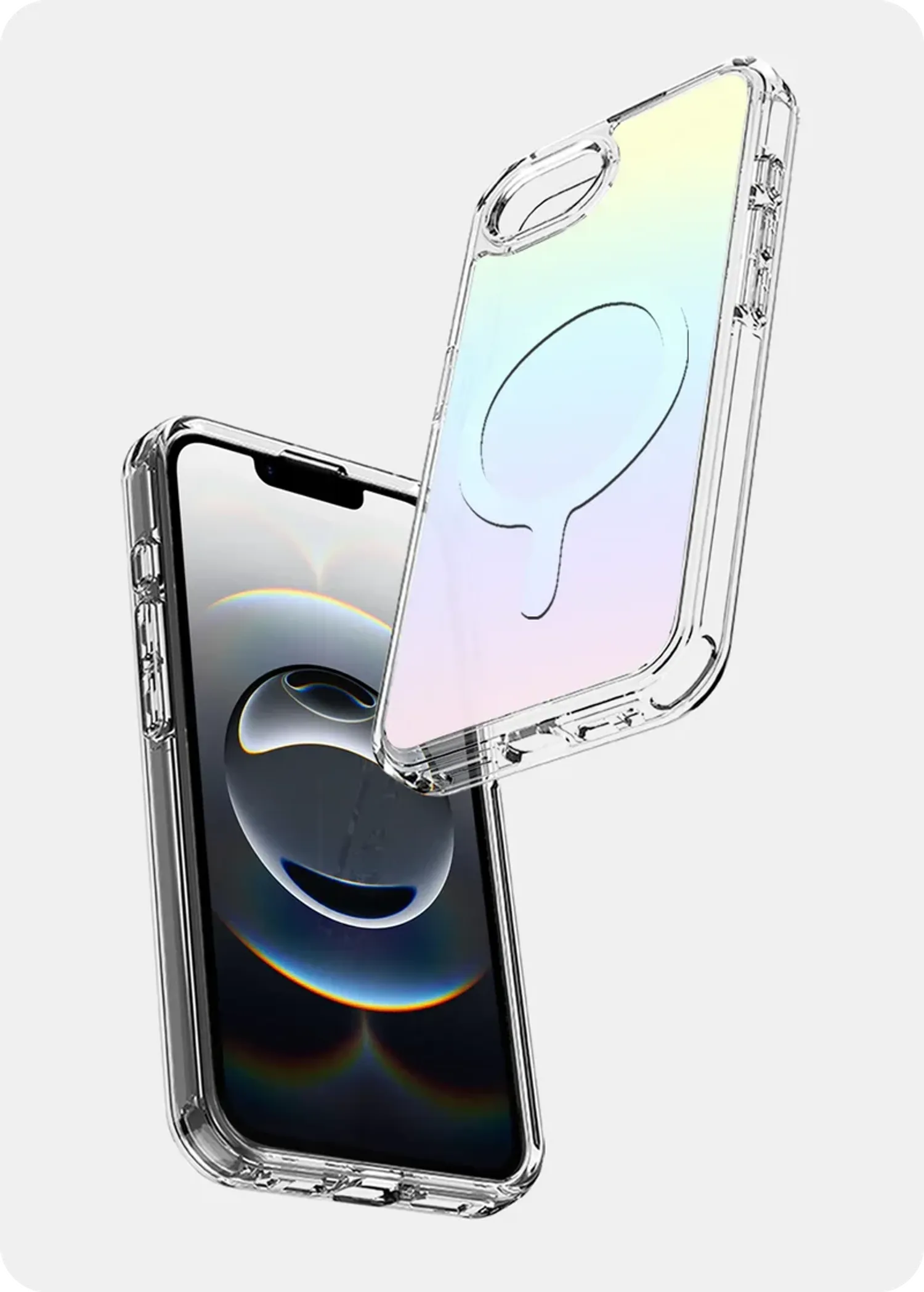 iPhone 16e  cosmic frost   