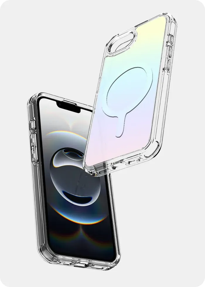 iPhone 16e  cosmic frost   
