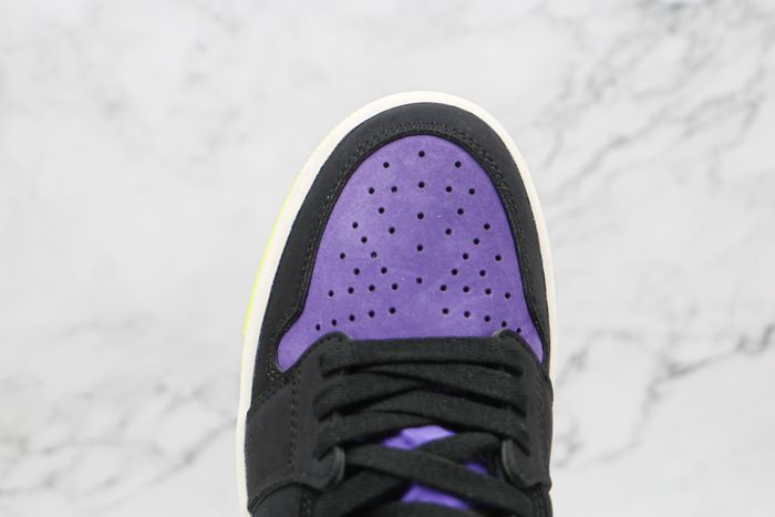 Jordan 1 High Zoom Air CMFT Black Court Purple Lemon Venom