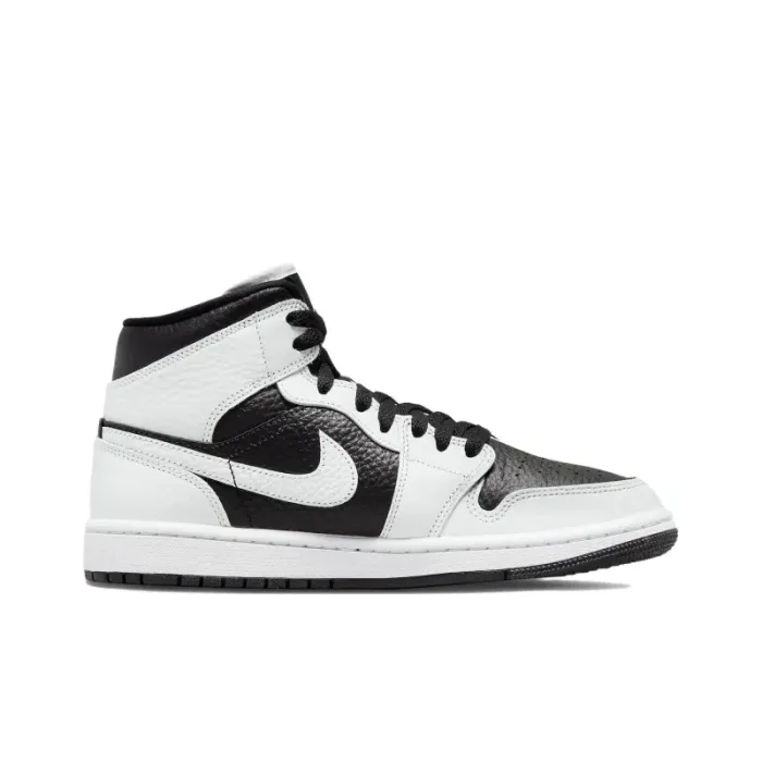 Jordan 1 Mid Split Black White 