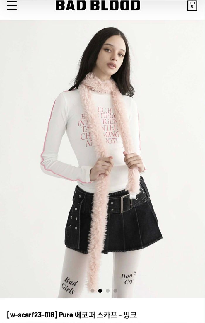 badblood w scarf black