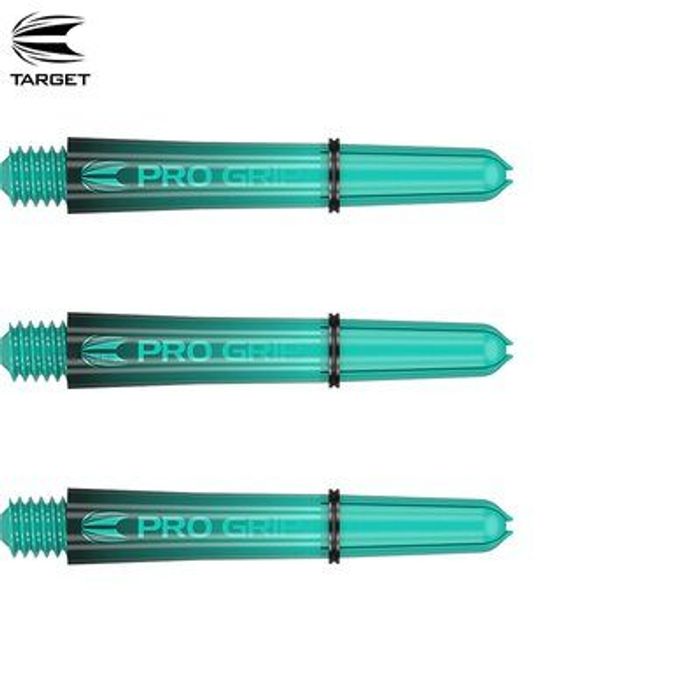 Target Pro Grip Sera Shafts - Black & Aqua