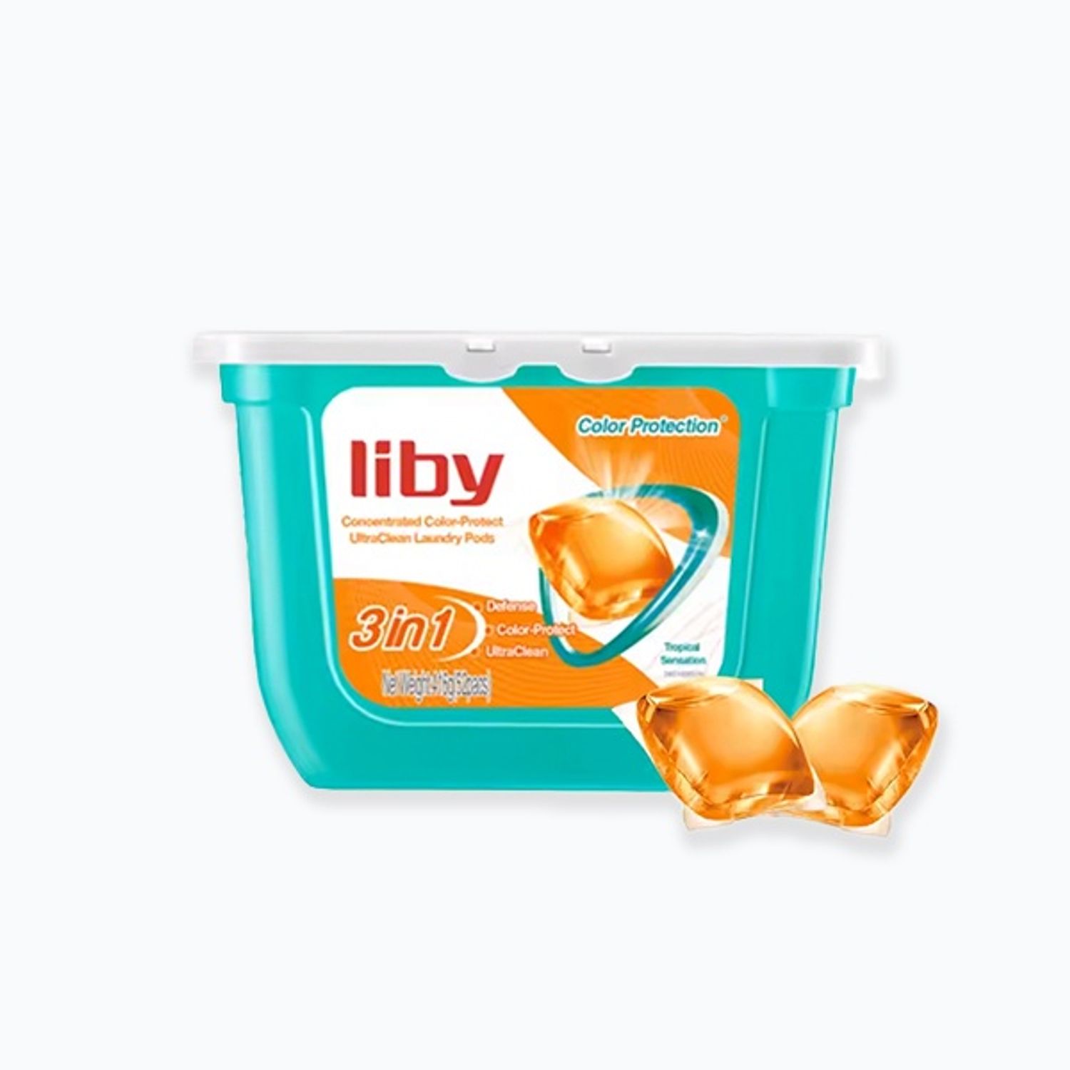 LIBY Өнгө хамгаалагчтай баяжуулсан угаалгын шингэн капсултай