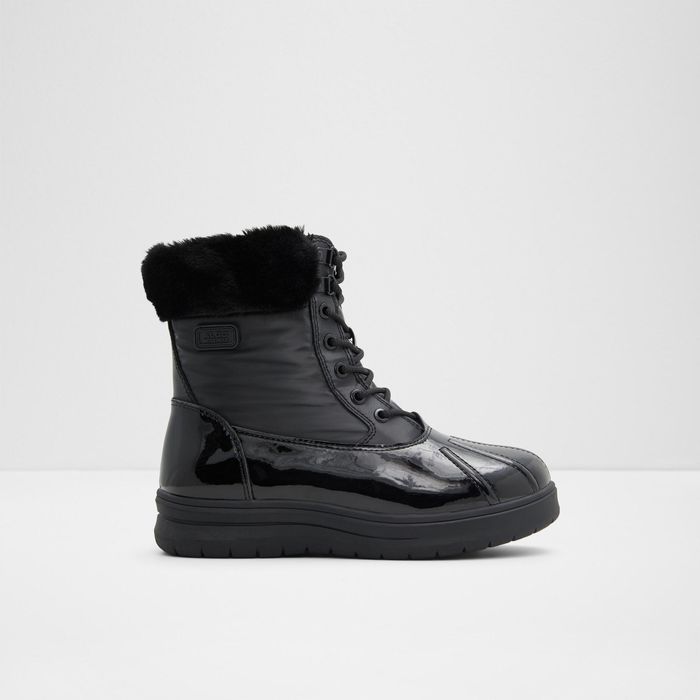 FLURRYS-1-BLACK-Ladies Cas Boots
