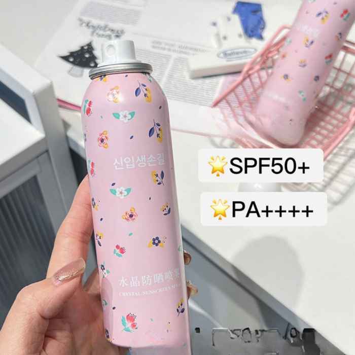 ☀️ Crystal Sunscreen Spray SPF50+ PA++++ – Нарны хамгаалалтын шүршигч
