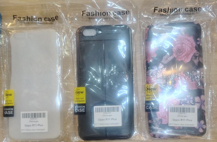 Oppo R11 Plus Өнгөгүй & Хар & Цэцэгтэй Кэйс 