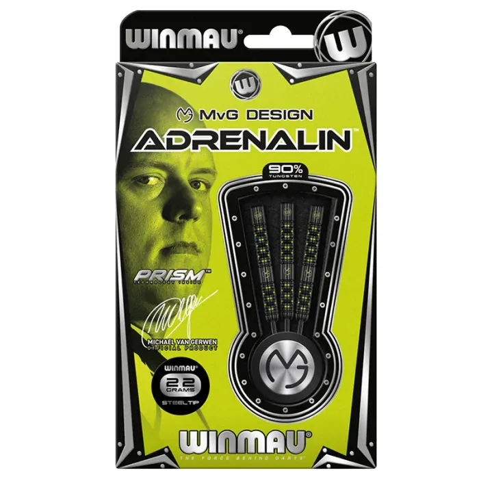 Winmau MVG ADRENALIN Tungsten 90% Steel Tip