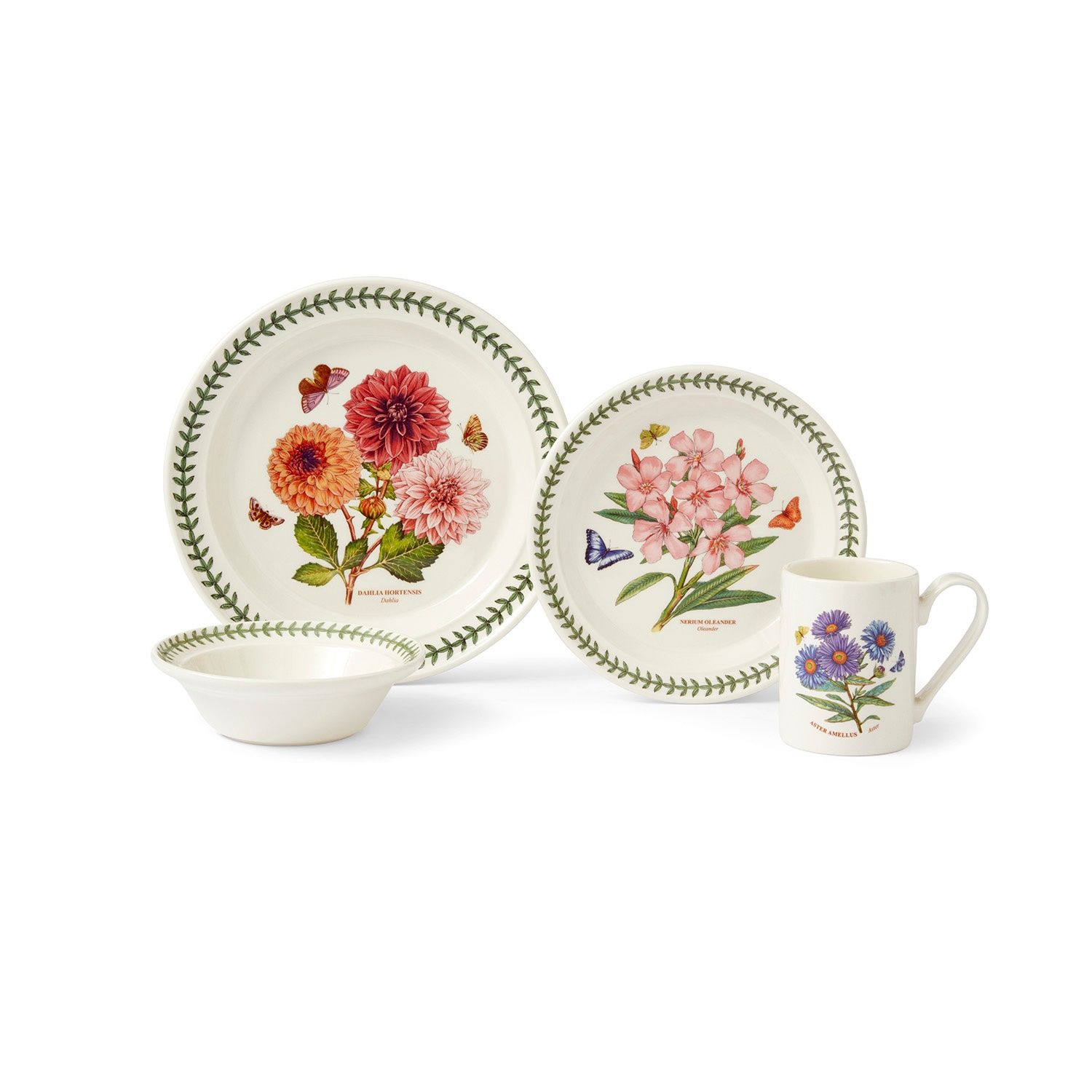 4 Piece Motif Set Botanic Garden 