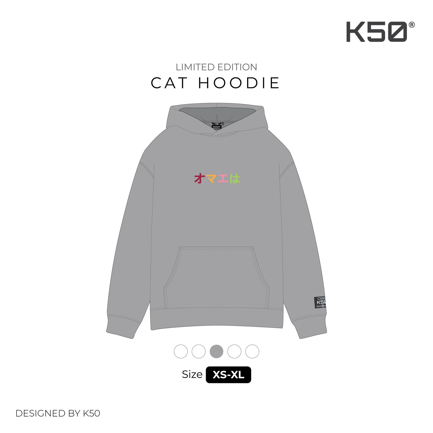 Z..l Cats v1.1 hoodie - Sky Grey