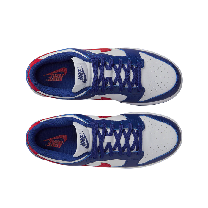 Nike Dunk Low White and University Red