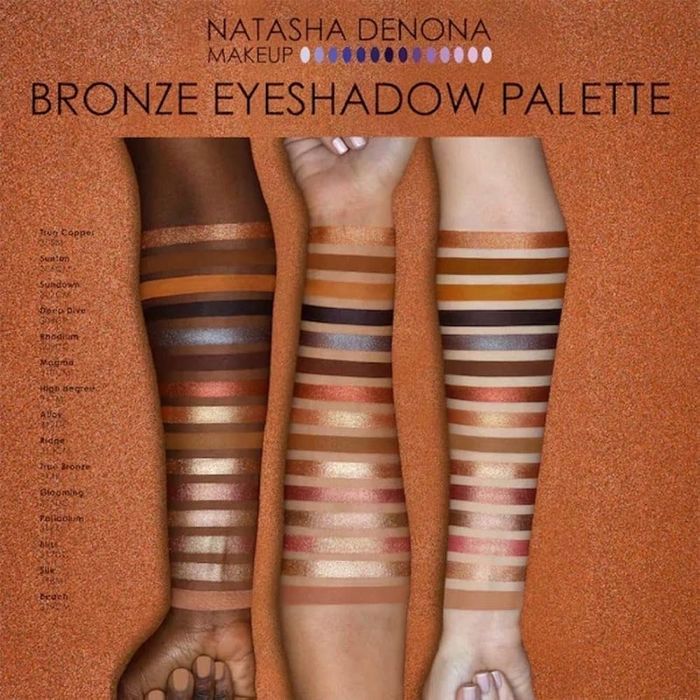 Bronze eyeshadow palette 