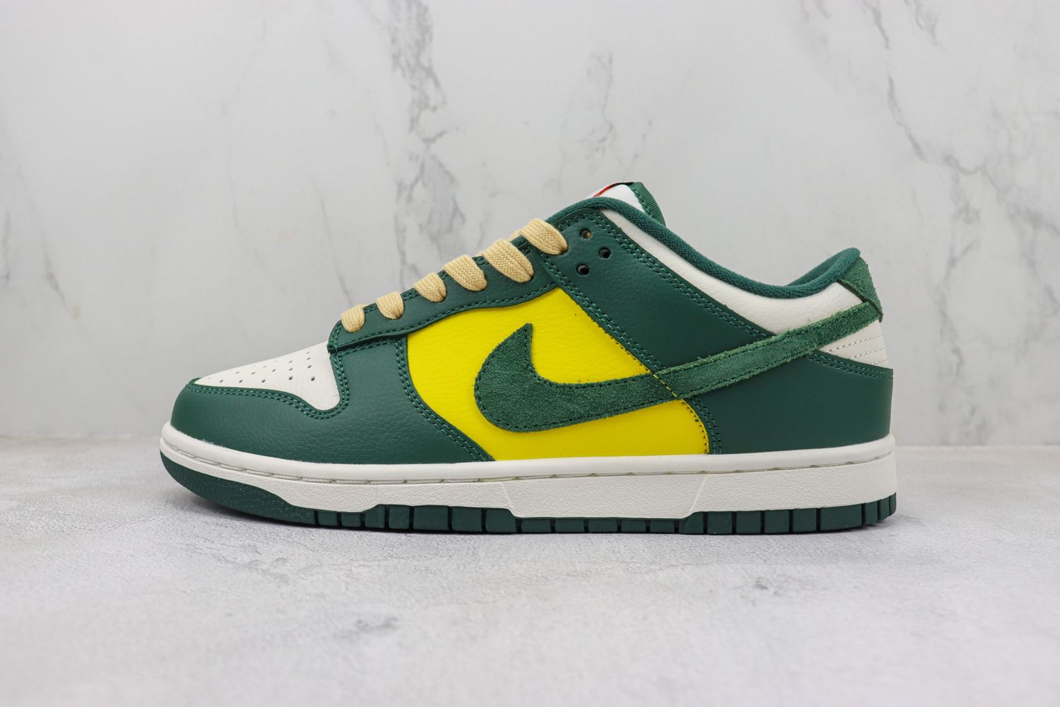 Nike Wmns Dunk Low SE Noble Green Sail Yellow Women Casual Lifestyle 