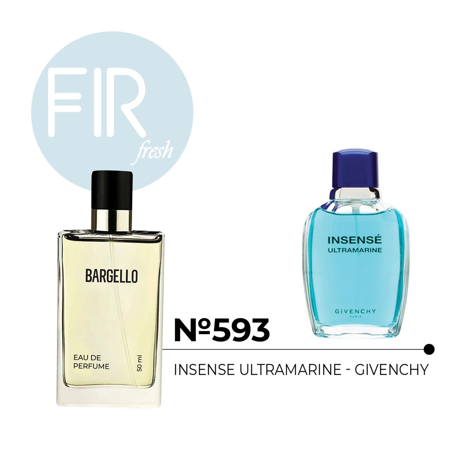№593 for man 50 ml /Insense Ultra Marine - Givenchy/