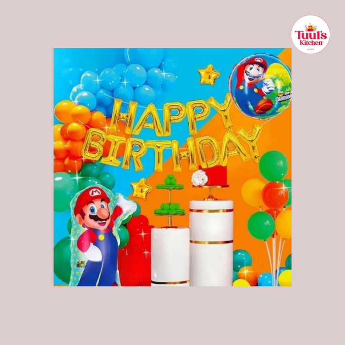 Mario төрсөн өдрийн шаарны сэт