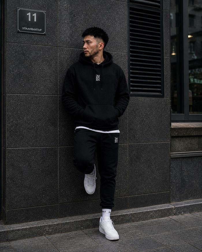 black suits