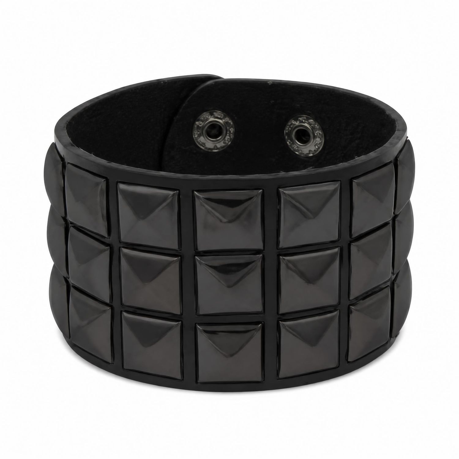 Black Studded Cuff 