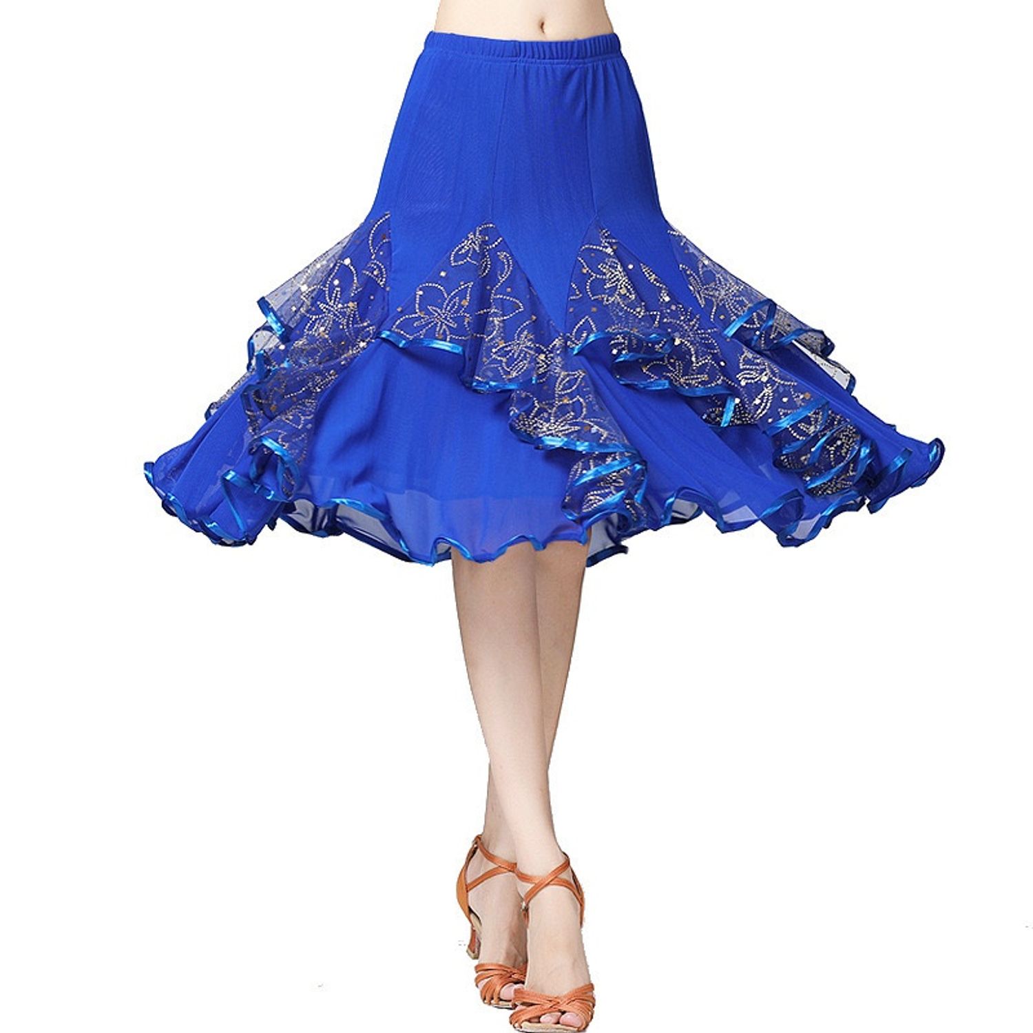 Бүжгийн юбка /саатай дундаж урттай/