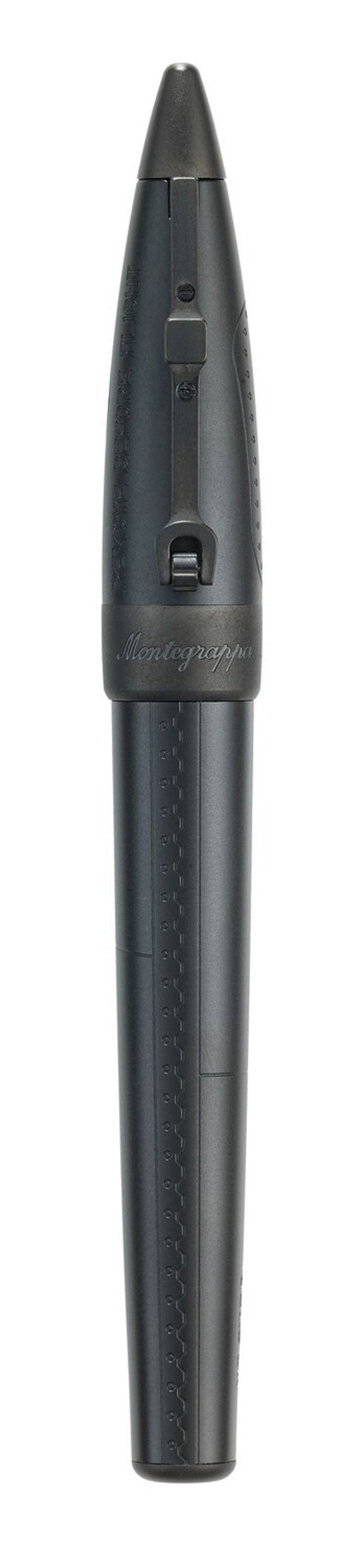Montegrappa Aviator All-Black Flying Ace Edition Fountain Pen, Broad