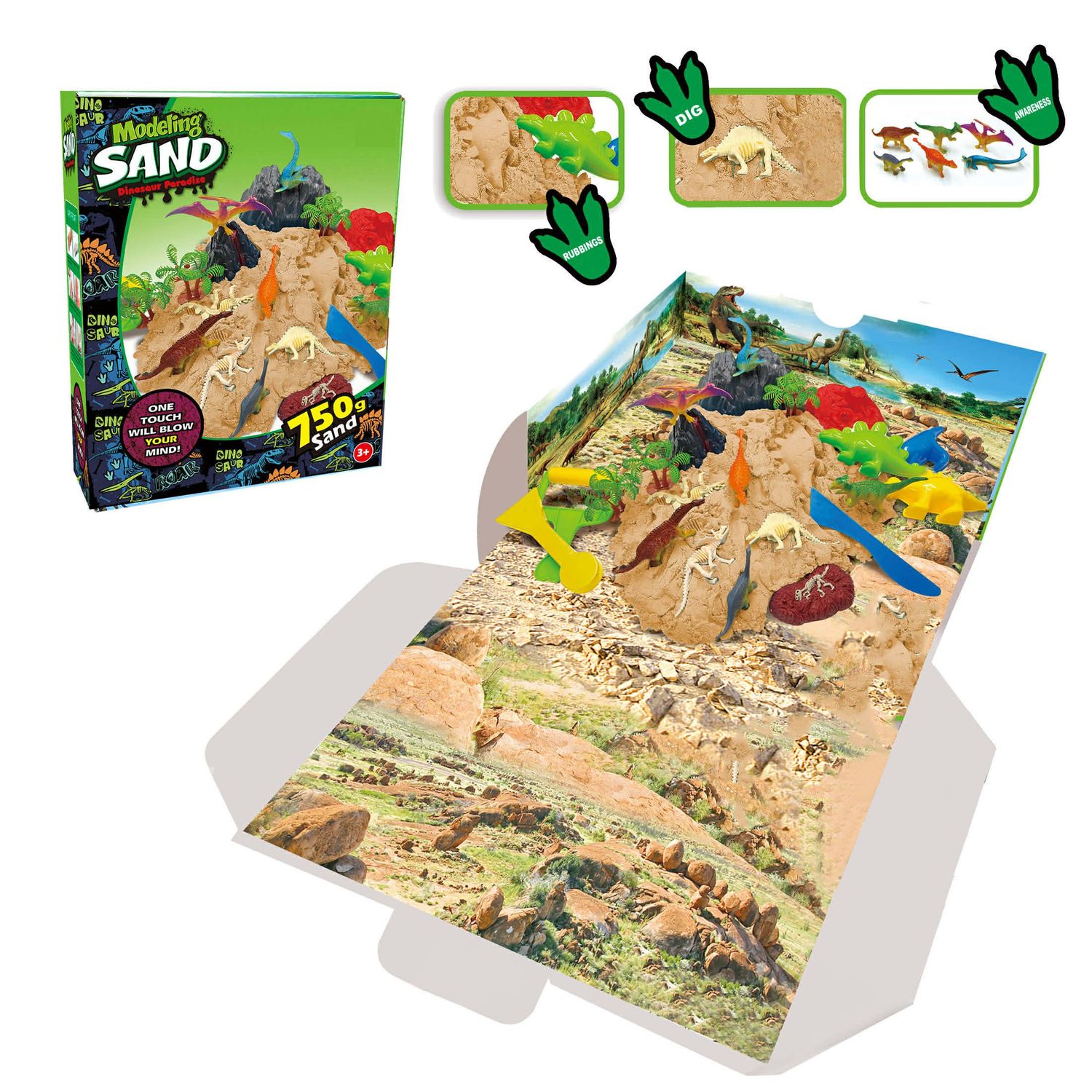 Modeling sand dinosaur paradise