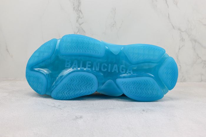 Balenciaga  Fabric Mesh Clear Sole Womens Triple S