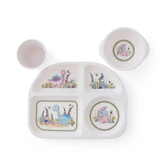 Mini Merion 3 Set Dino Plate200g/ Bowl60g/ Beaker190g