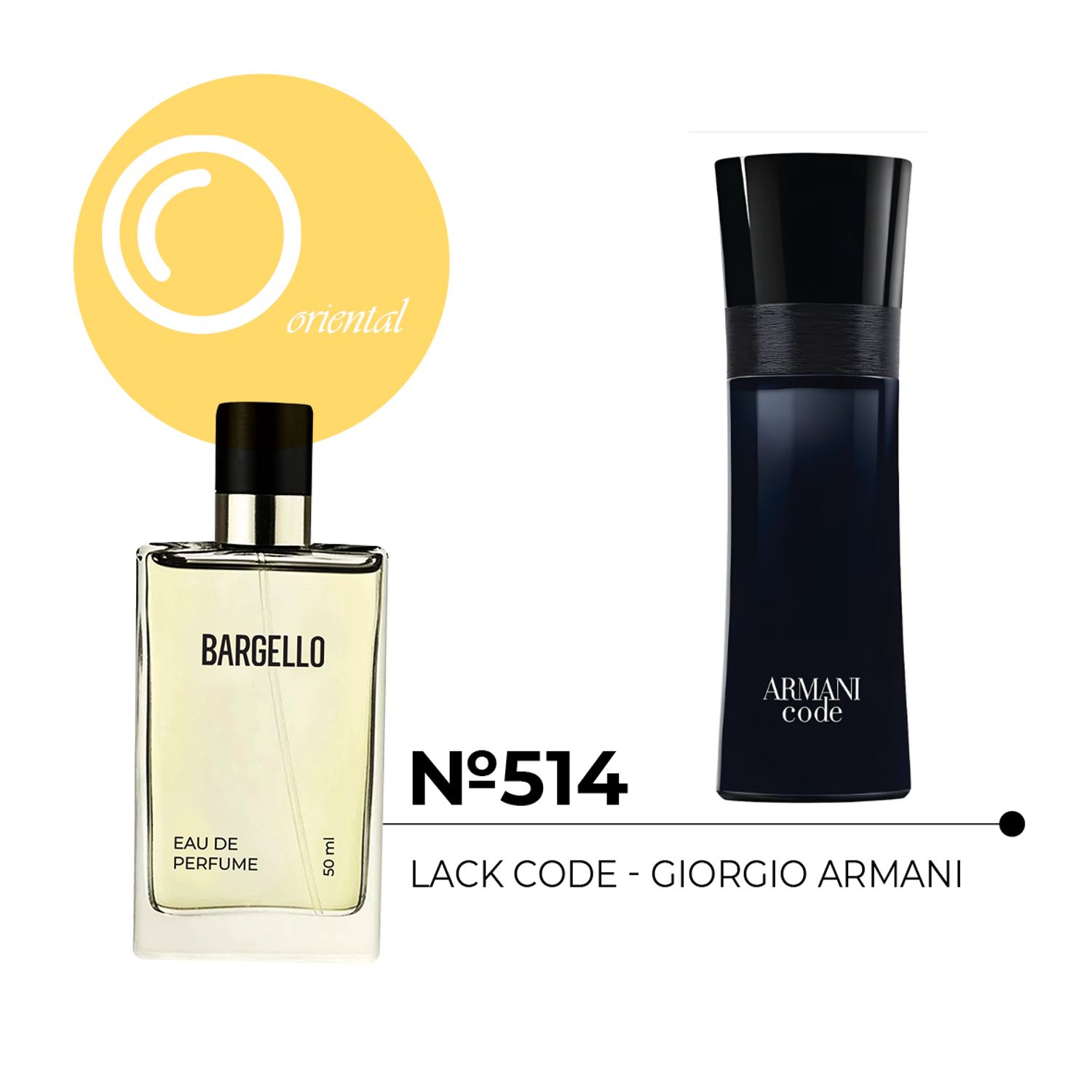 №514 for man 50 ml/Giorgio  Armani - Black code/