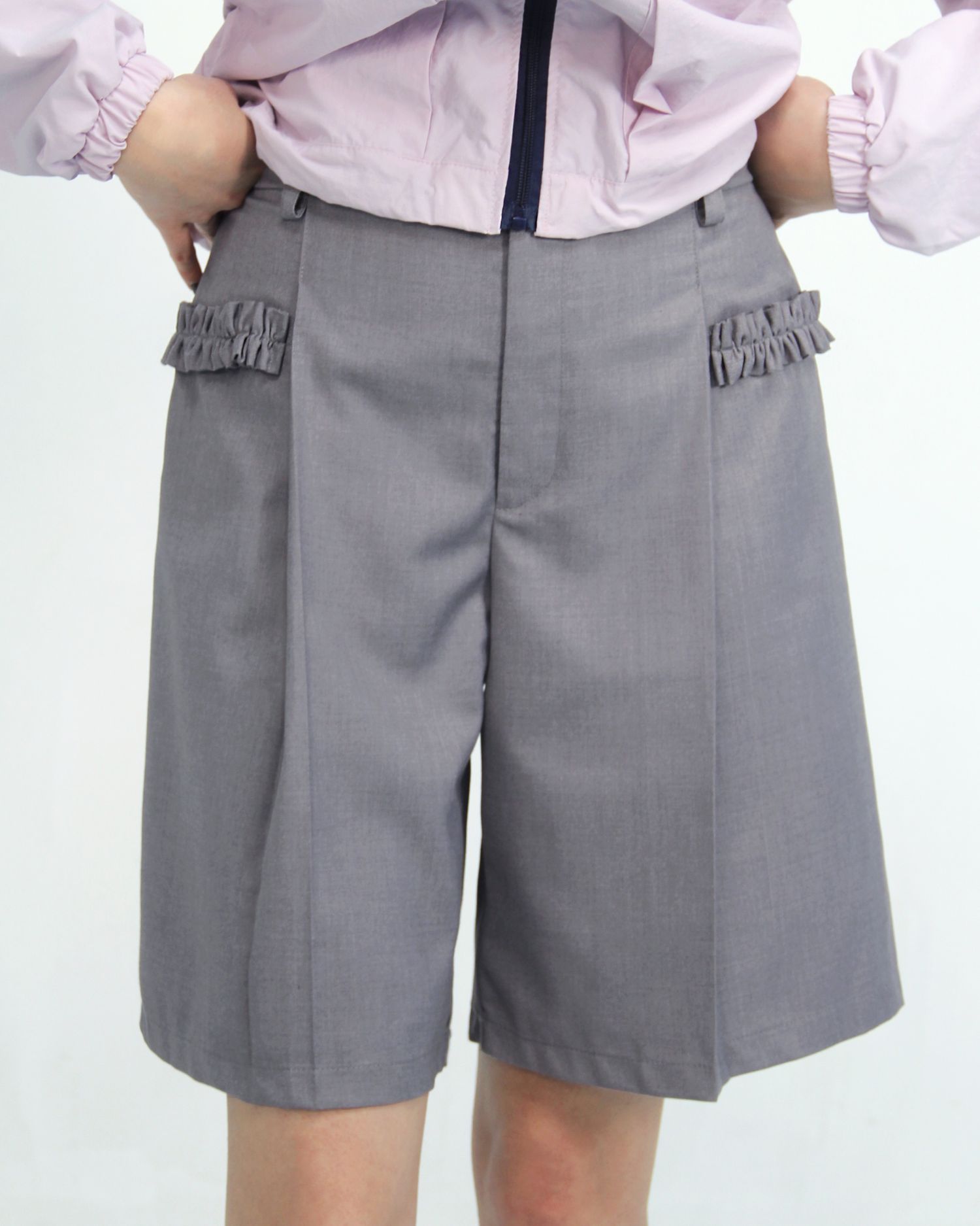 Frill Pocket Bermuda Shorts