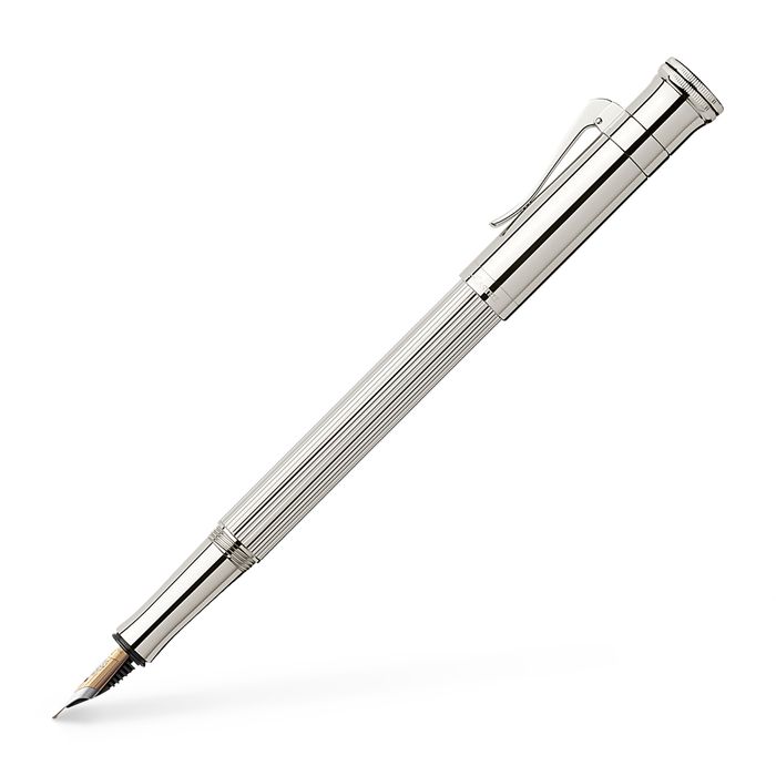 Graf von Faber-Castell Classic Sterling silver Fountain pen Medium Nib 