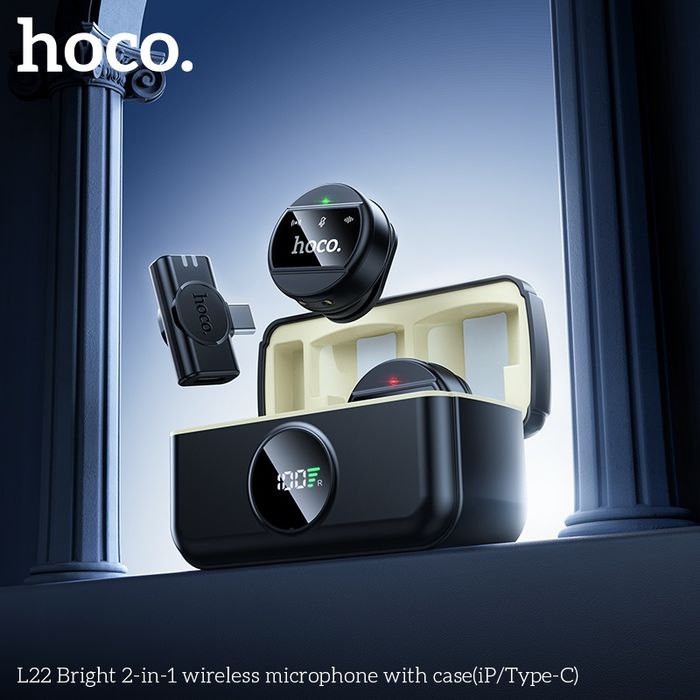 Hoco L22 утасгүй микрофон /IP+Type-c/