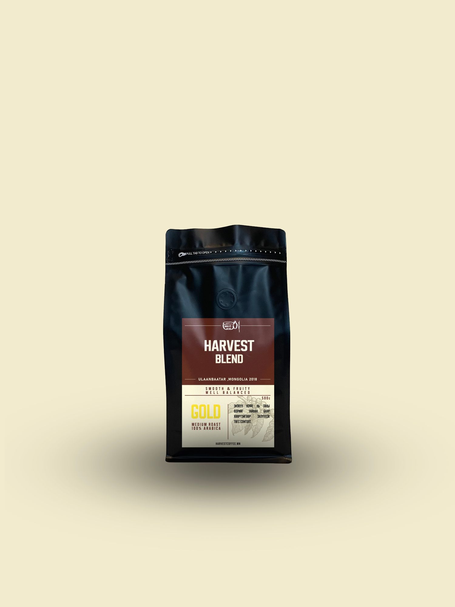 HARVEST COFFEE / GOLD BLEND / MEDIUM 500G