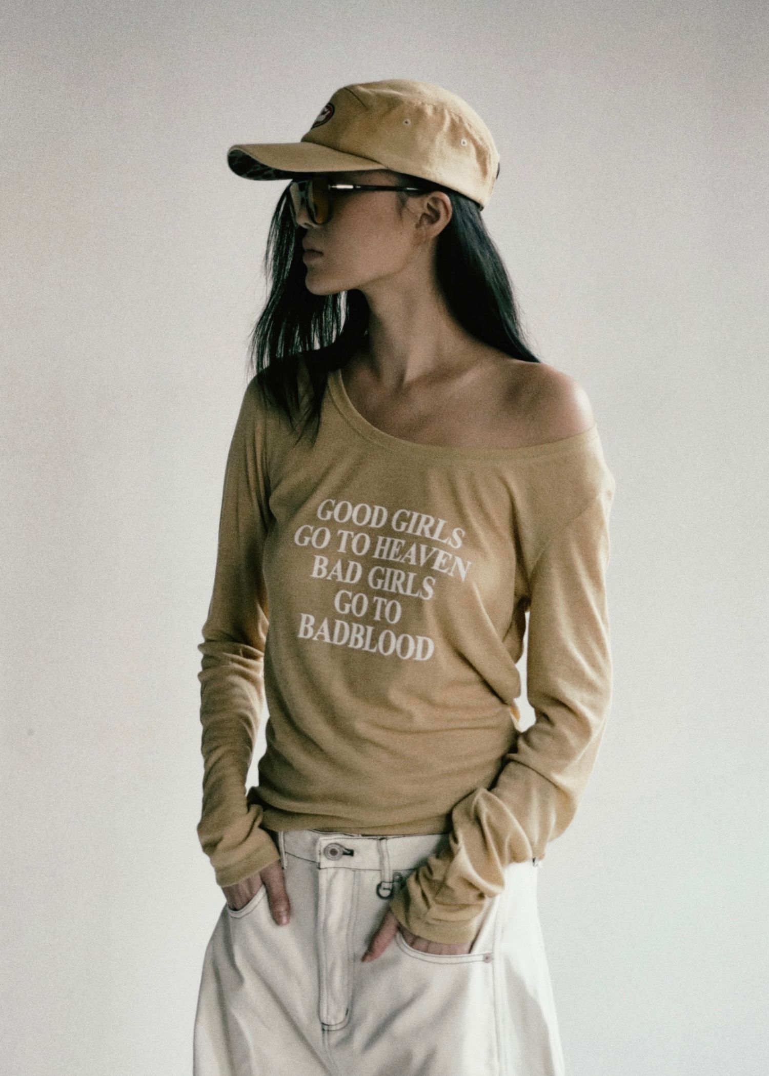 Bad Girls Loose Fit Top - Banana