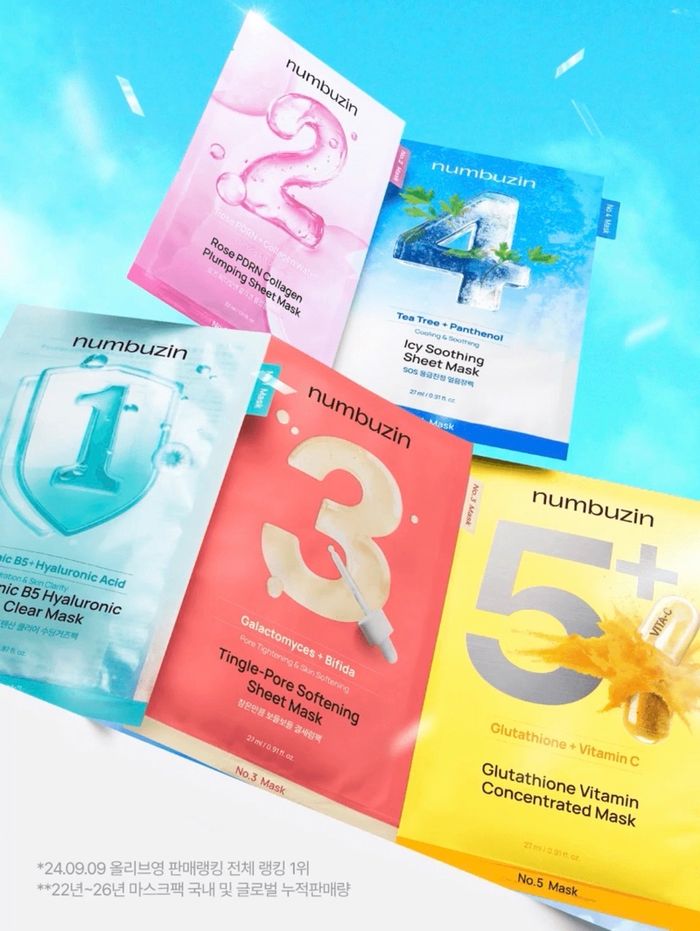 NUMBUZIN No.1-No.5+ MASK NEW
