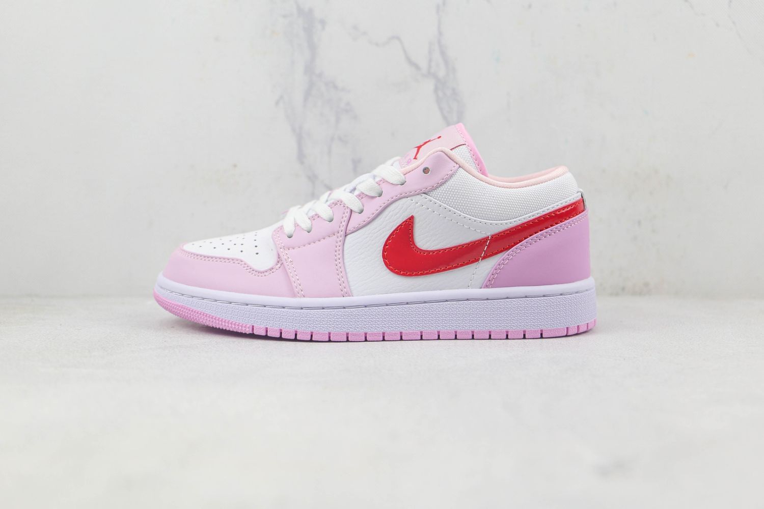 Air Jordan 1 Low Valentine's Day White Pink Purple