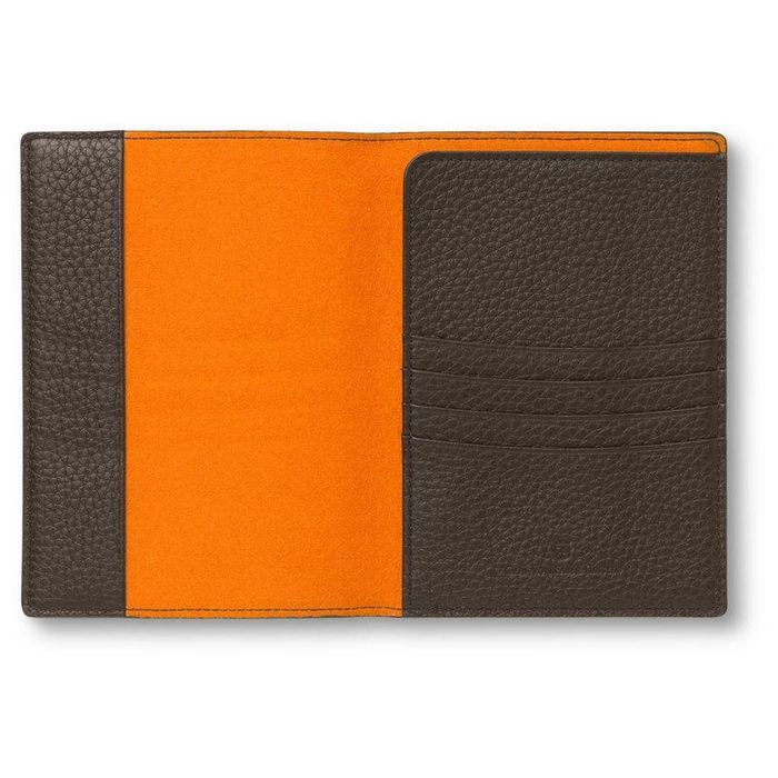 Graf von Faber-Castell Passport case cashmere dark brown 